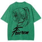 Frieren Unisex Fit Washed T-Shirt 2601005954