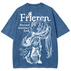 Frieren Unisex Fit Washed T-Shirt 2601005962