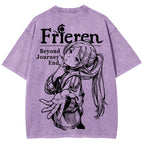 Frieren Unisex Fit Washed T-Shirt 2601005962