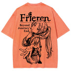 Frieren Unisex Fit Washed T-Shirt 2601005962