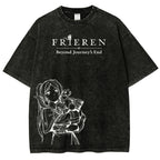 Frieren Unisex Fit Washed T-Shirt 2601005977