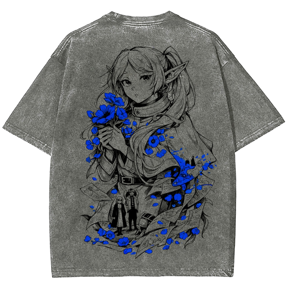Frieren Unisex Fit Washed T-Shirt 2601005977