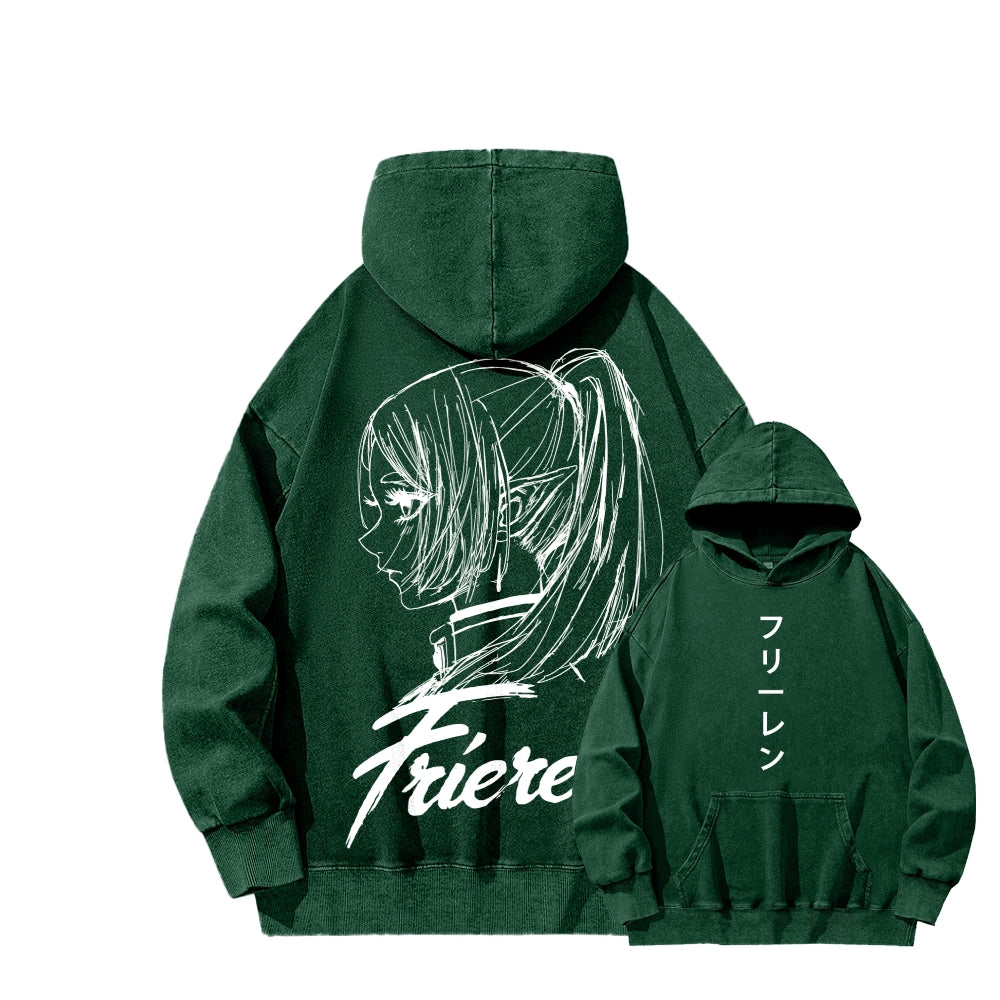 Frieren Unisex Washed Hoodie 2601005979