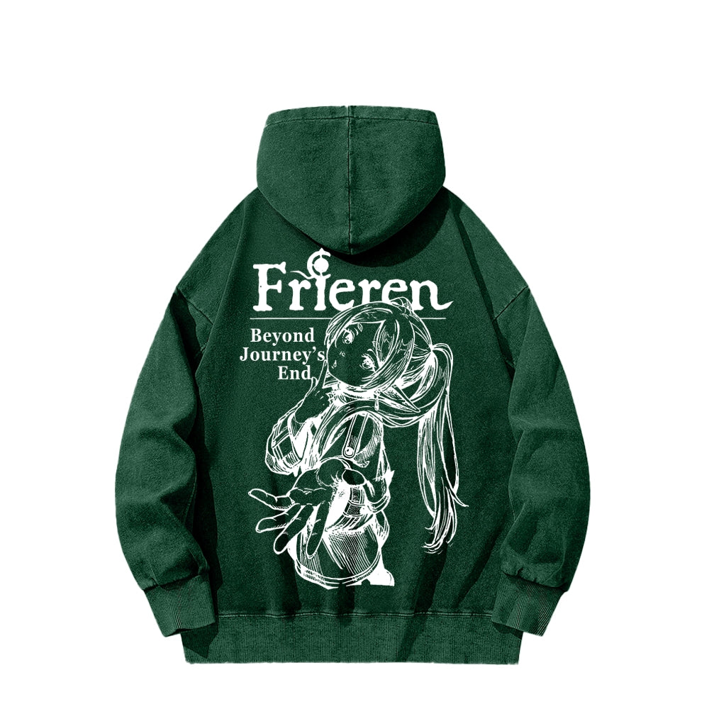 Frieren Unisex Washed Hoodie 2601005983