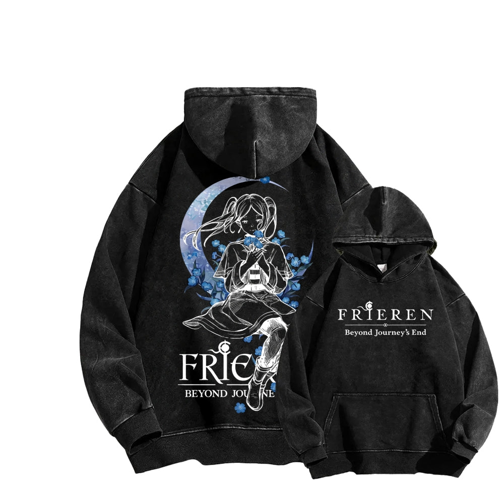Frieren Unisex Washed Hoodie 2601005987