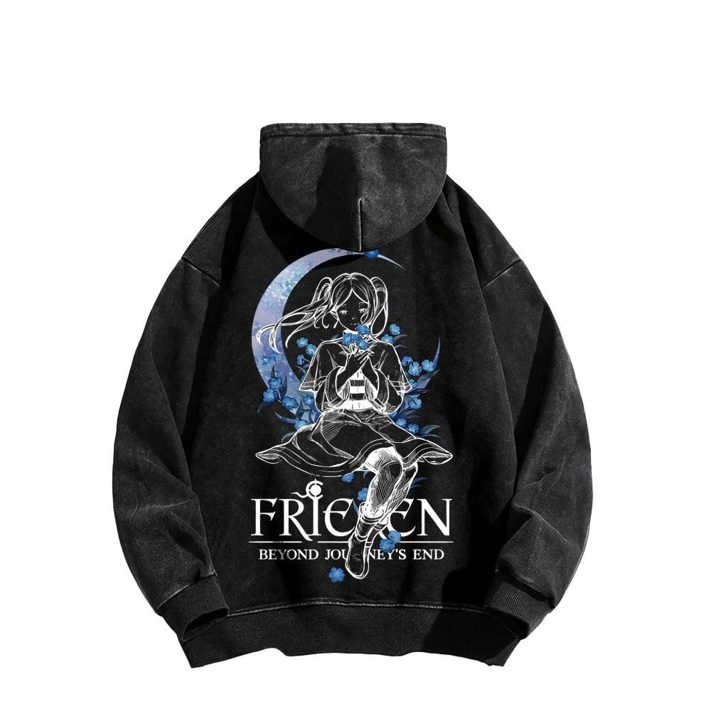 Frieren Unisex Washed Hoodie 2601005987
