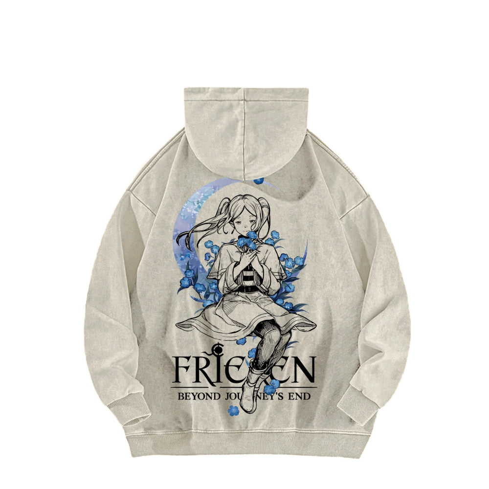 Frieren Unisex Washed Hoodie 2601005987