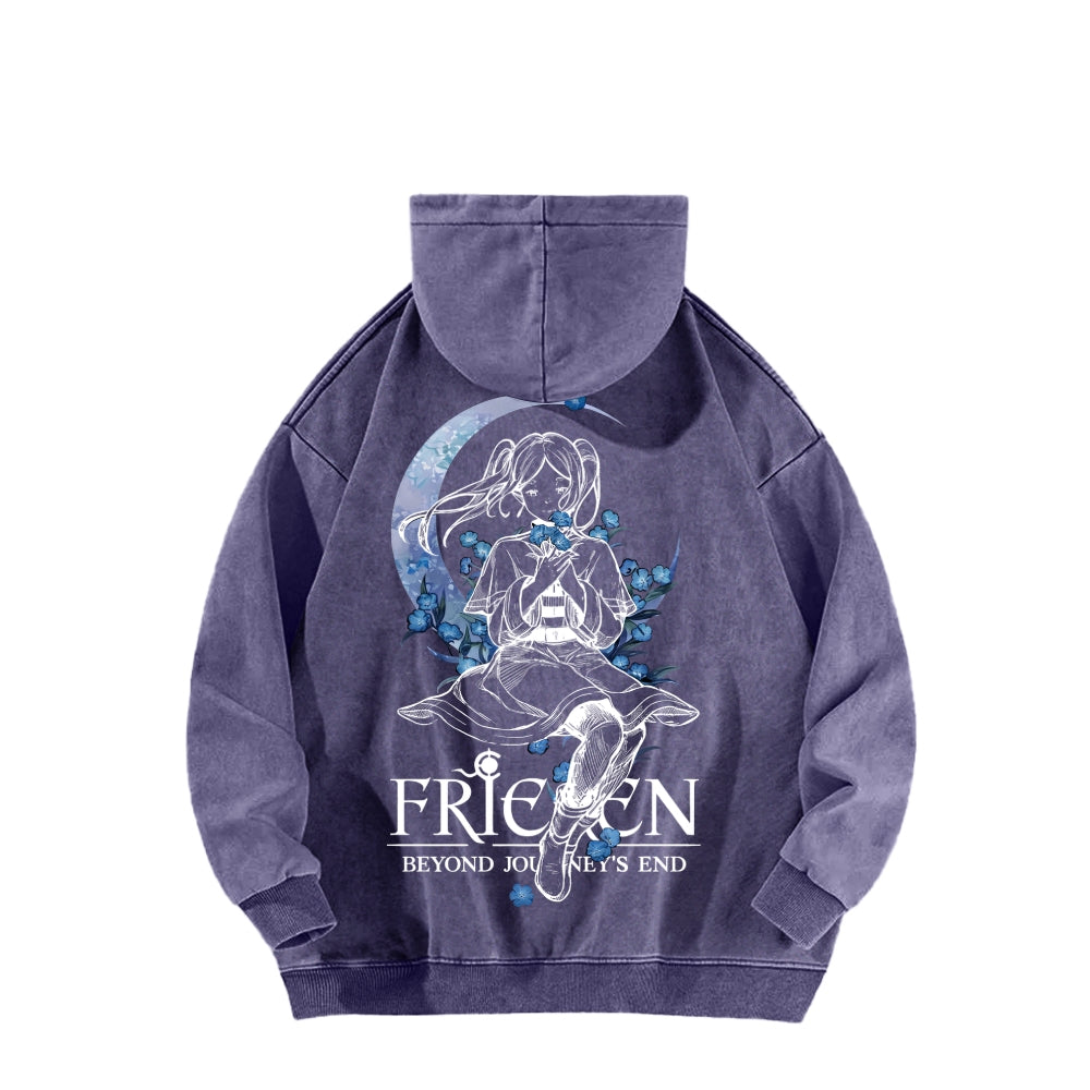 Frieren Unisex Washed Hoodie 2601005987