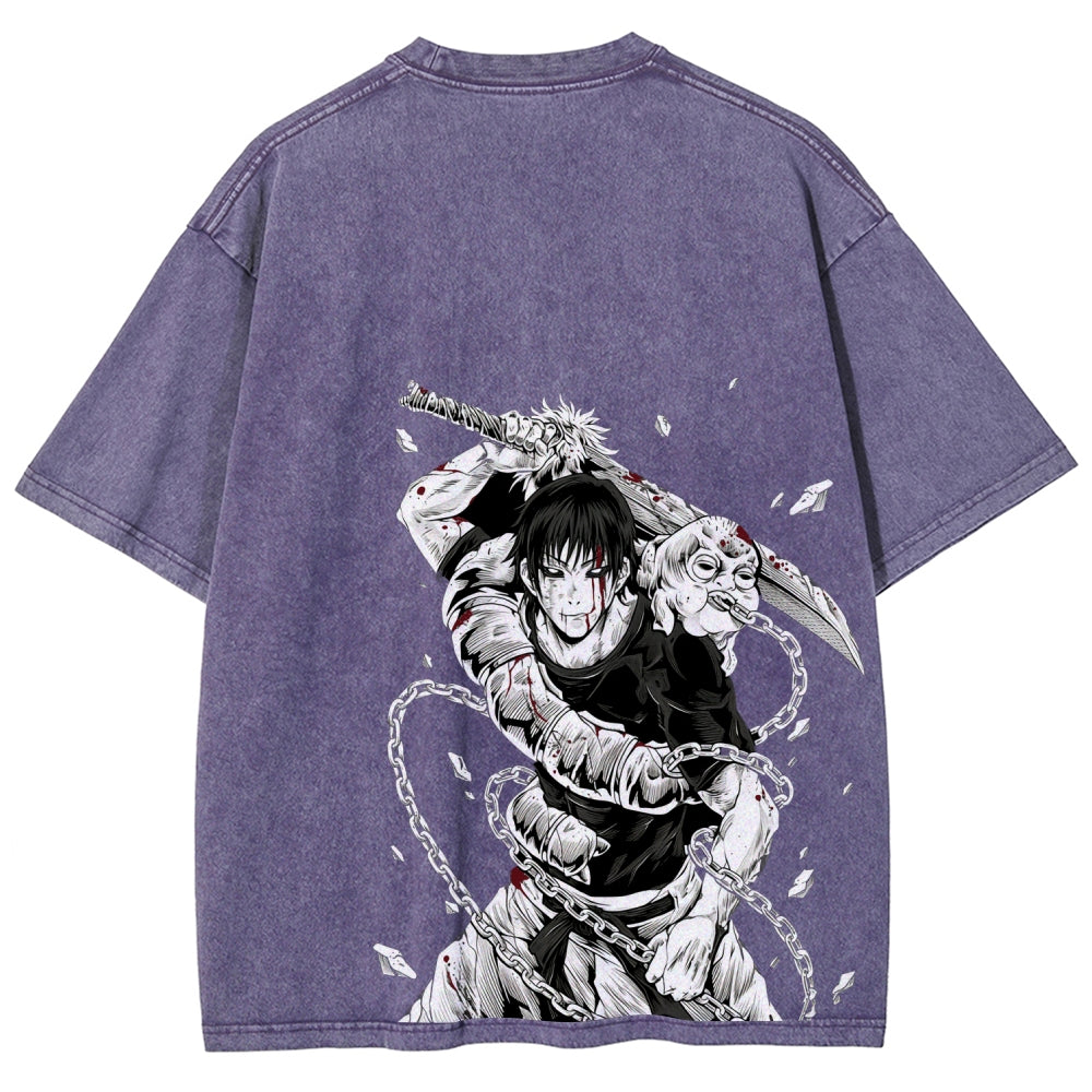 Jujutsu Kaisen Unisex Fit Washed T-Shirt 2601008077