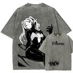 Frieren Unisex Fit Washed T-Shirt 2601011519