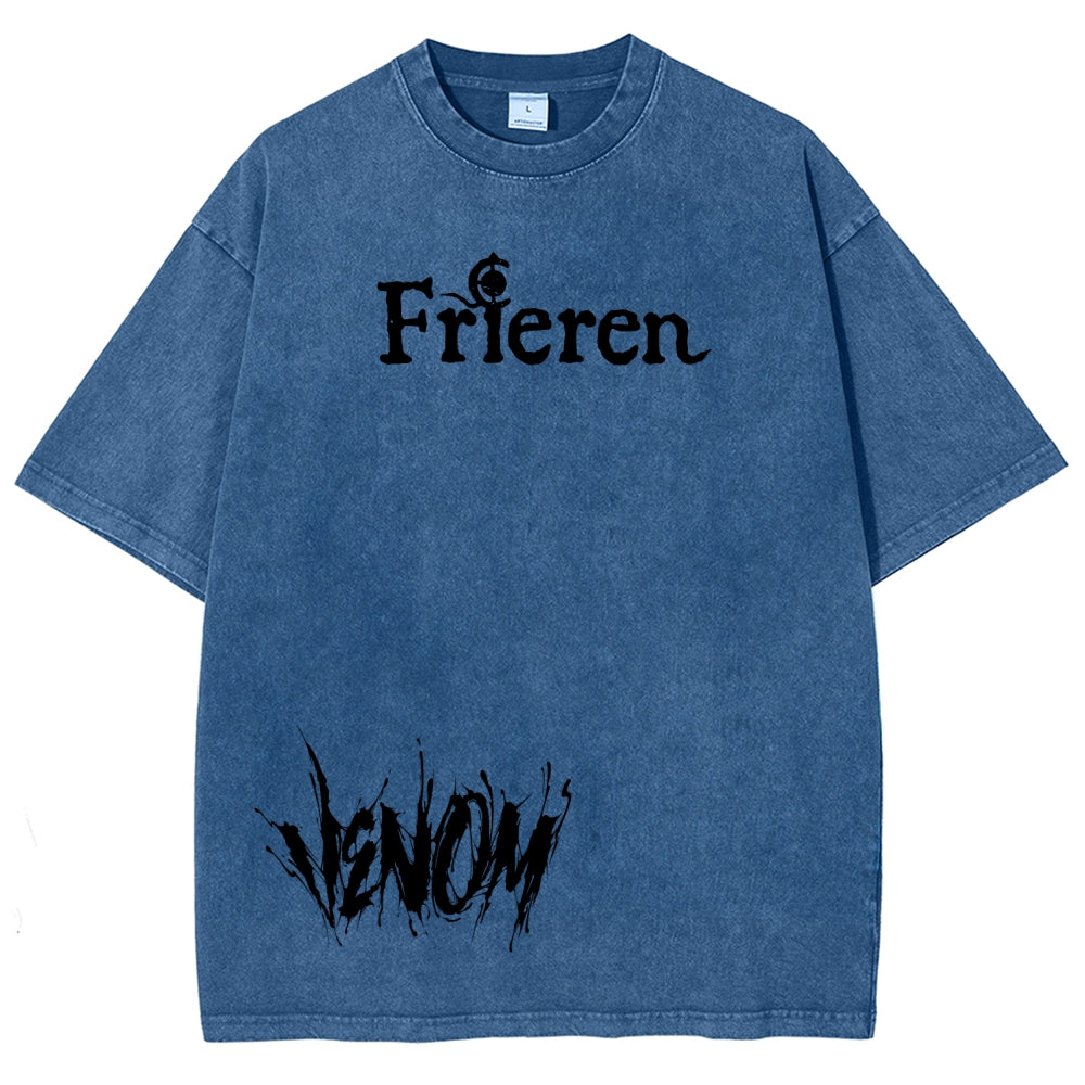 Frieren Unisex Fit Washed T-Shirt 2601011519