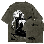 Frieren Unisex Fit Washed T-Shirt 2601011519
