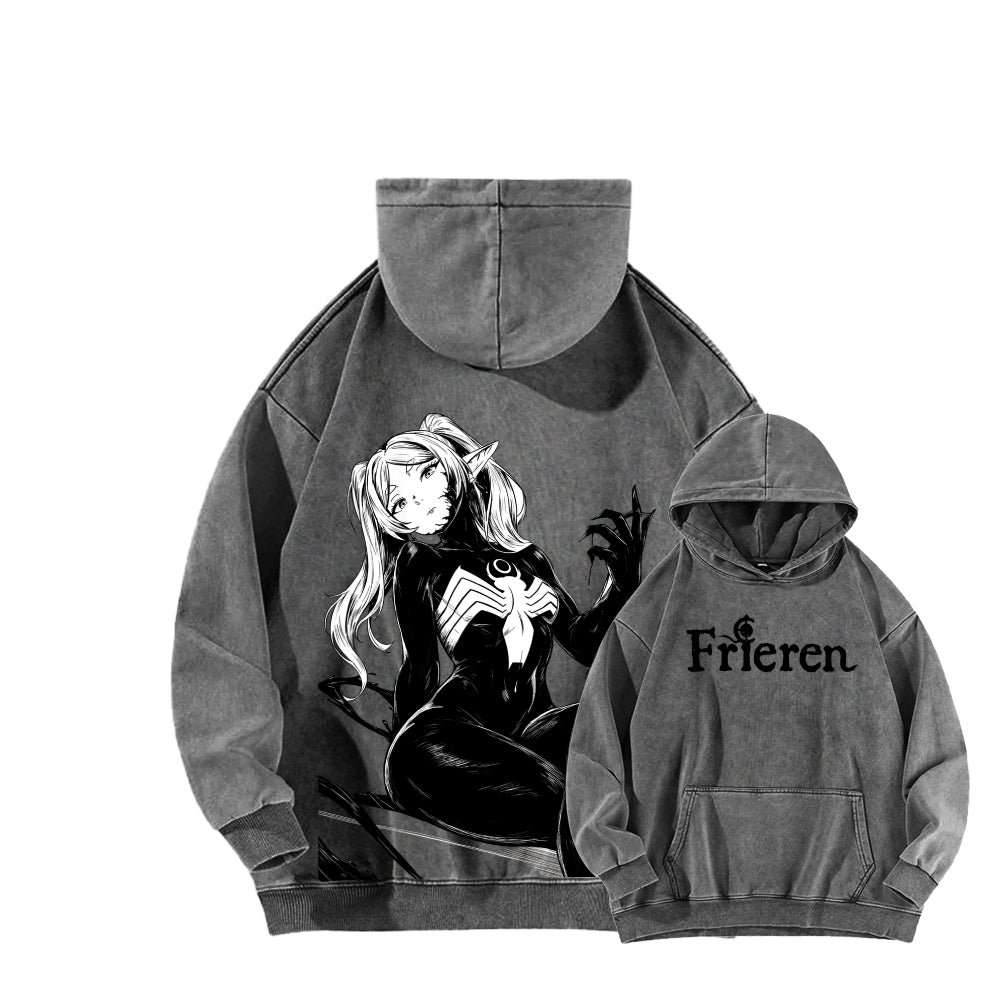 Frieren Unisex Washed Hoodie 2601011523