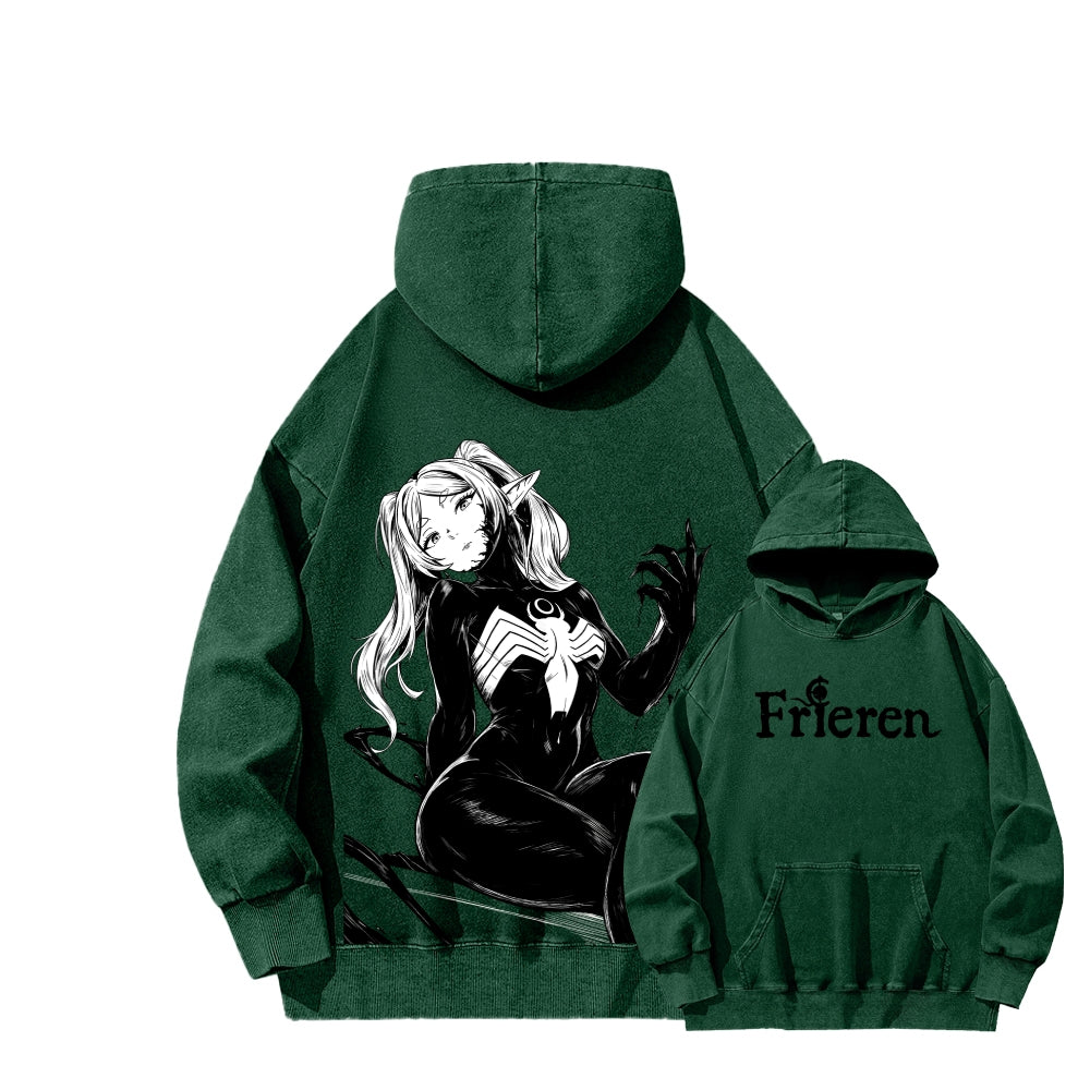 Frieren Unisex Washed Hoodie 2601011523