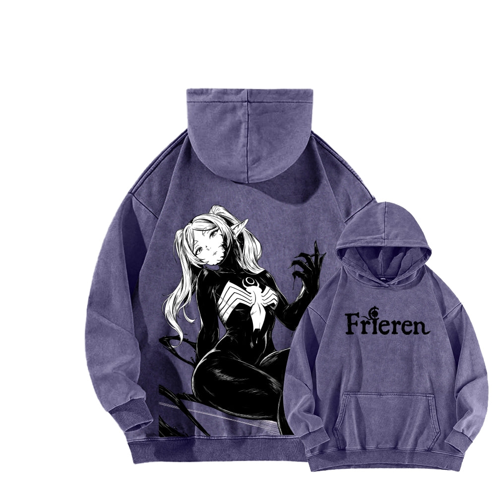 Frieren Unisex Washed Hoodie 2601011523