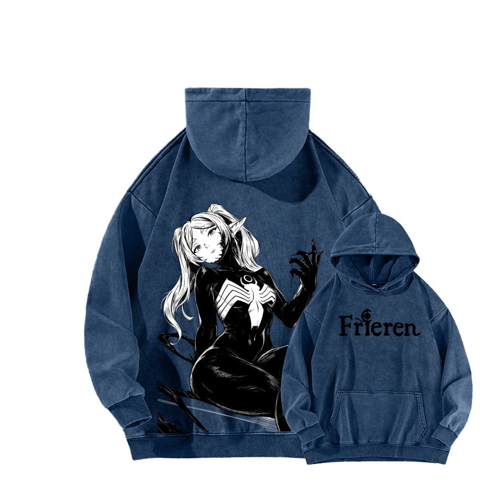 Frieren Unisex Washed Hoodie 2601011523