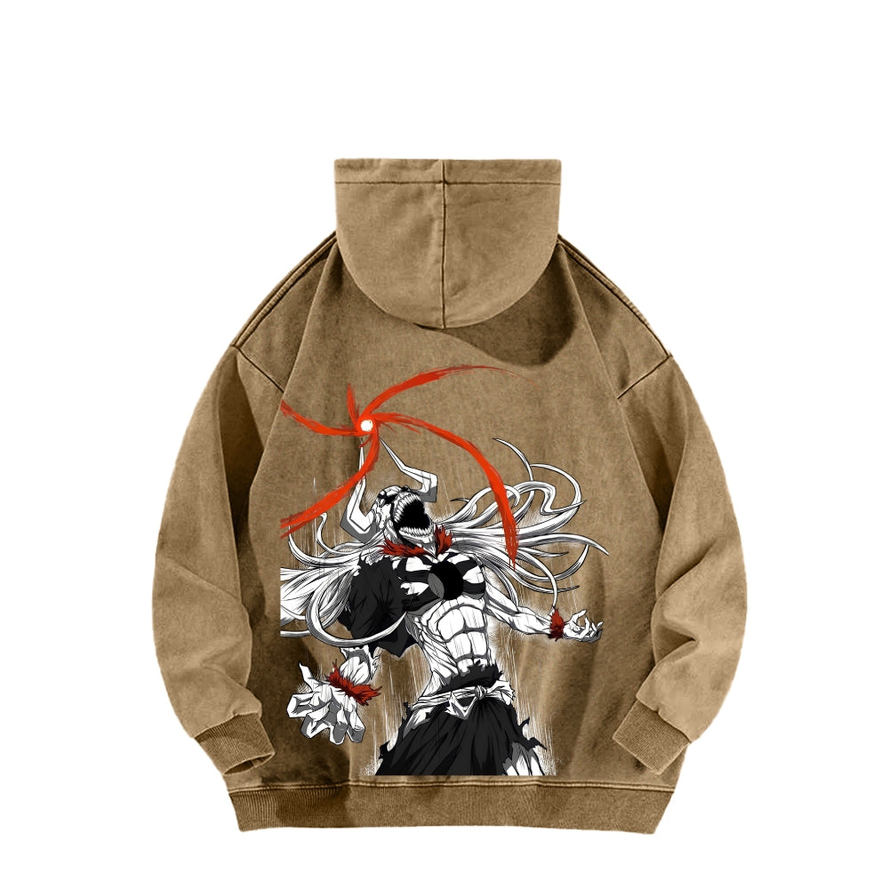 Bleach Ichigo Unisex Washed Hoodie 2601011525