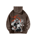 Bleach Ichigo Unisex Washed Hoodie 2601011525