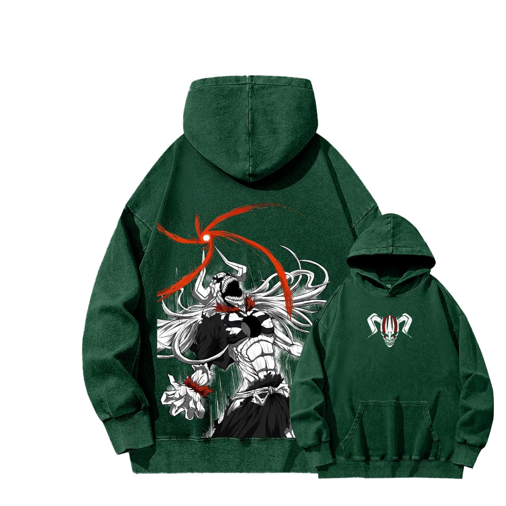 Bleach Ichigo Unisex Washed Hoodie 2601011525