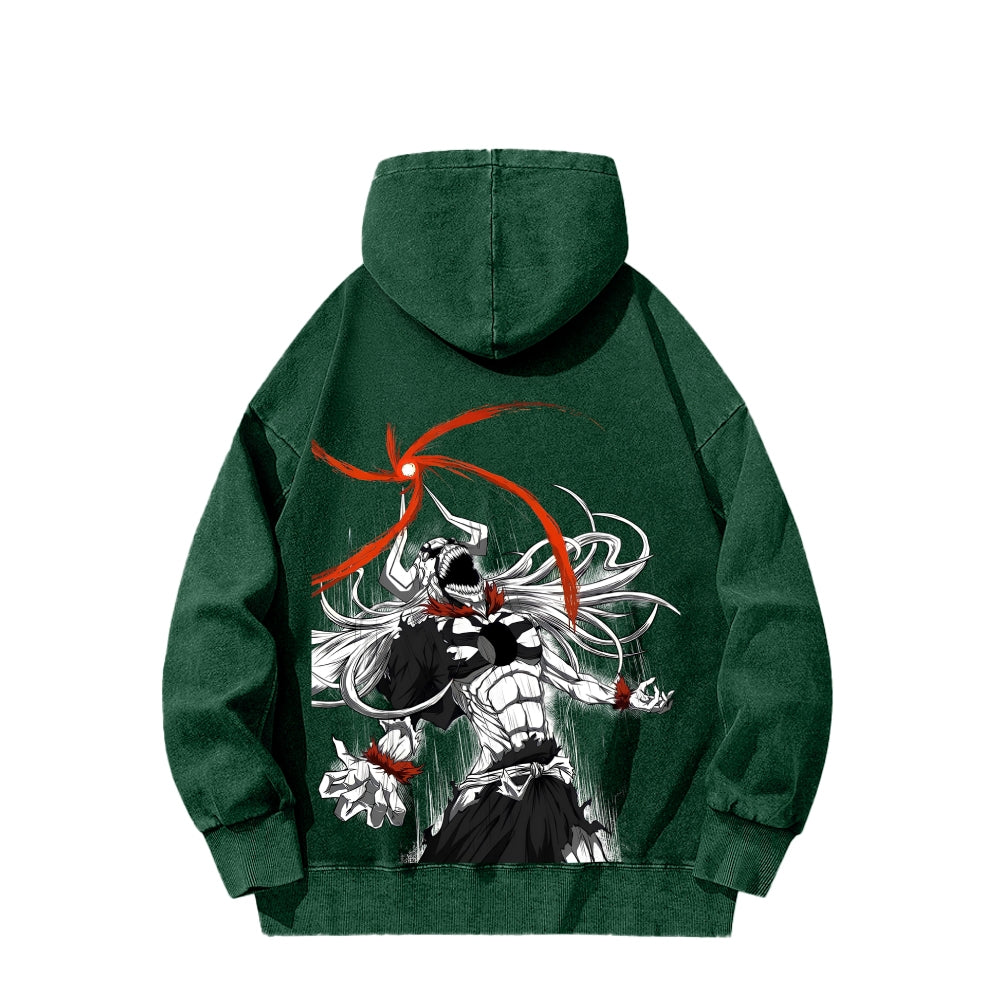 Bleach Ichigo Unisex Washed Hoodie 2601011525