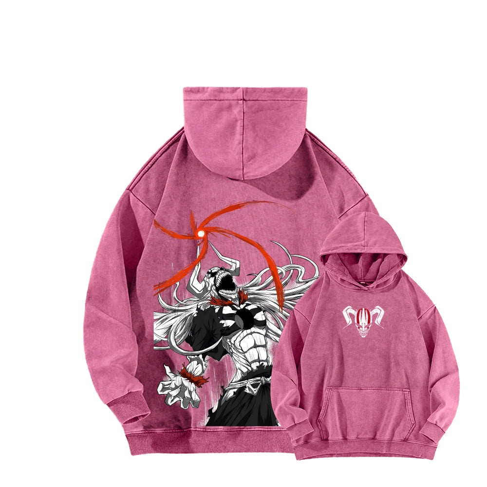 Bleach Ichigo Unisex Washed Hoodie 2601011525