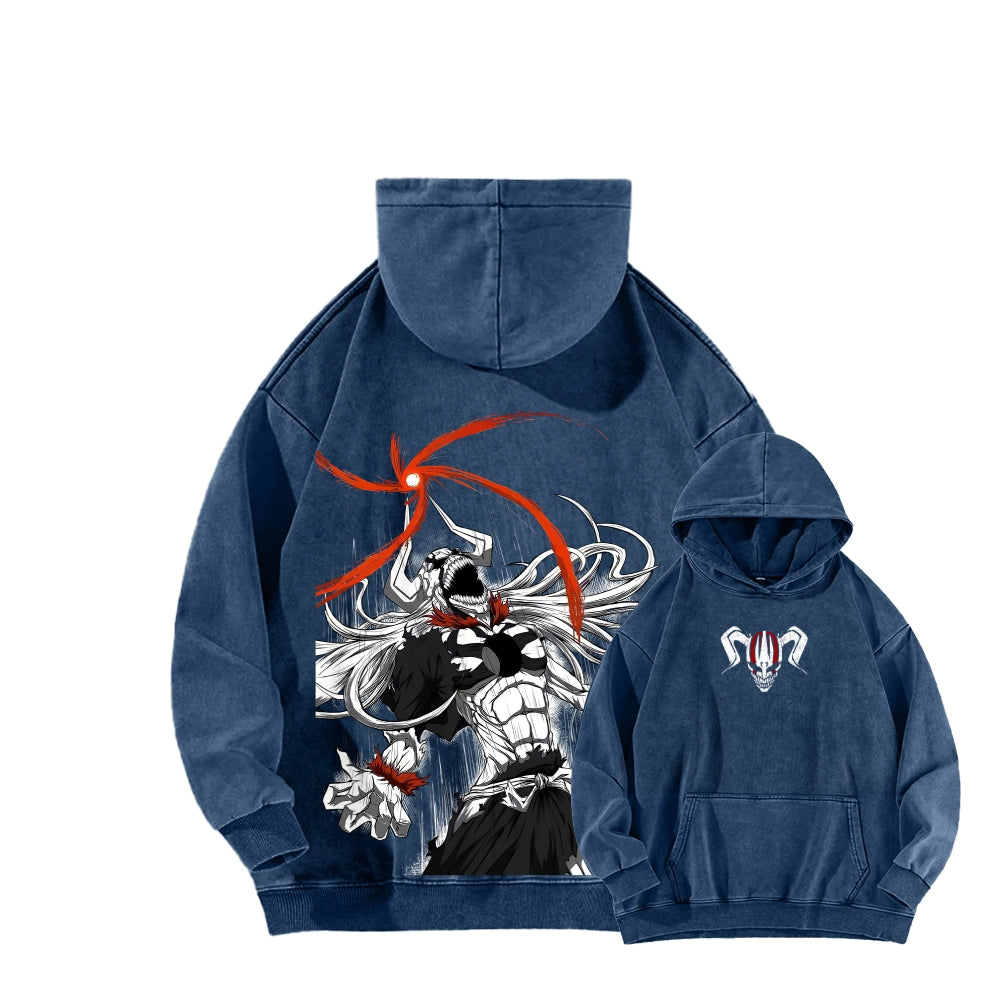 Bleach Ichigo Unisex Washed Hoodie 2601011525