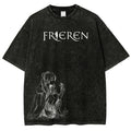 Frieren Unisex Fit Washed T-Shirt 2602003131