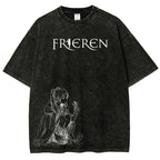 Frieren Unisex Fit Washed T-Shirt 2602003131