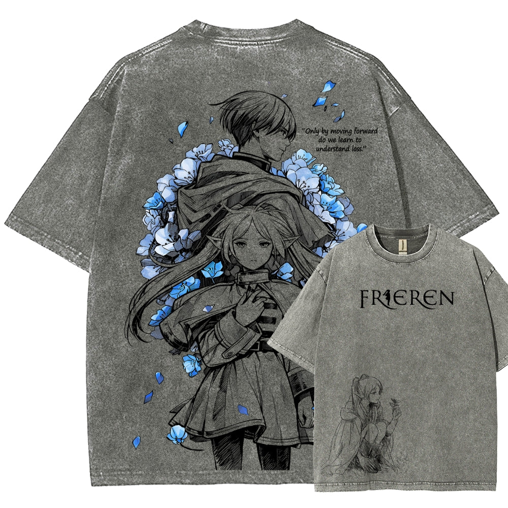 Frieren Unisex Fit Washed T-Shirt 2602003131