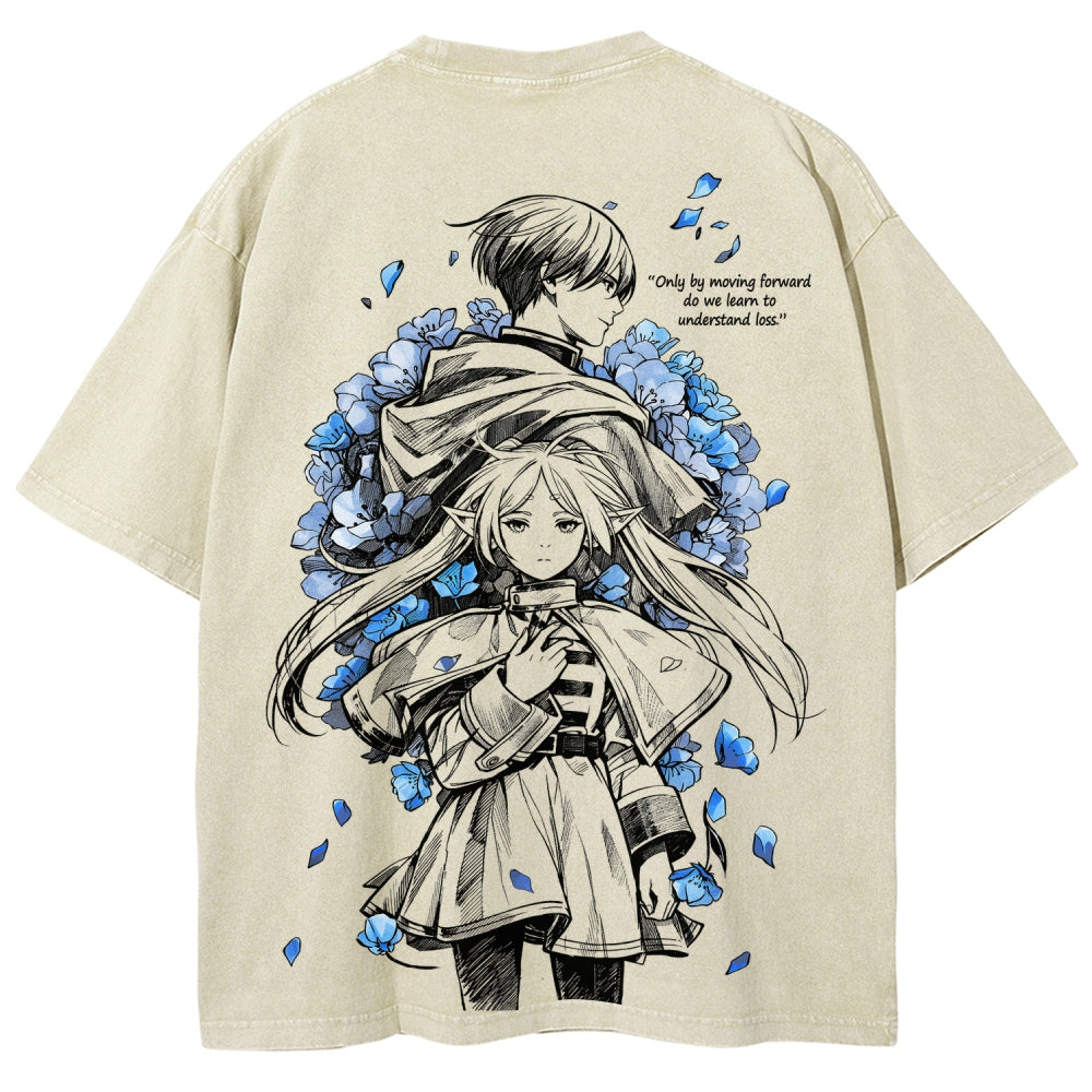 Frieren Unisex Fit Washed T-Shirt 2602003131