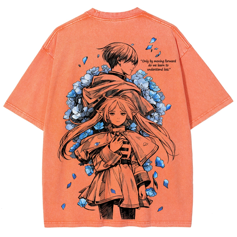 Frieren Unisex Fit Washed T-Shirt 2602003131