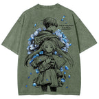 Frieren Unisex Fit Washed T-Shirt 2602003131