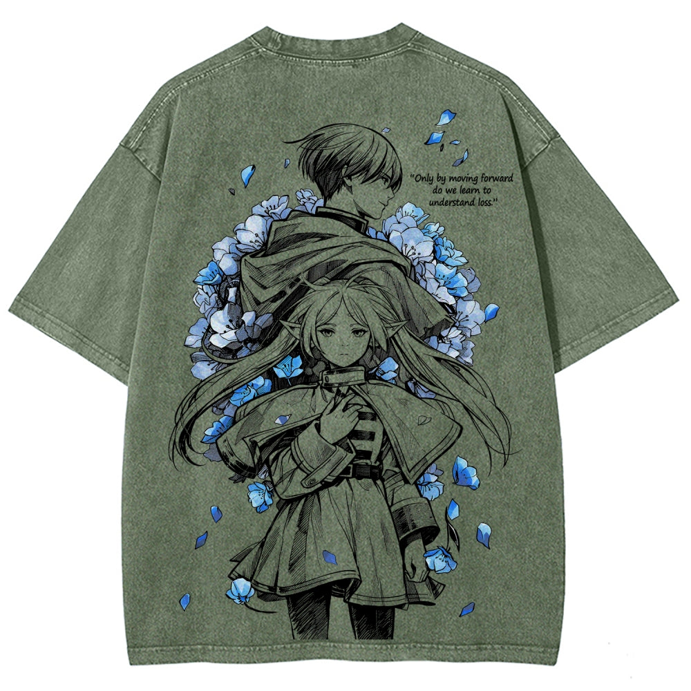 Frieren Unisex Fit Washed T-Shirt 2602003131