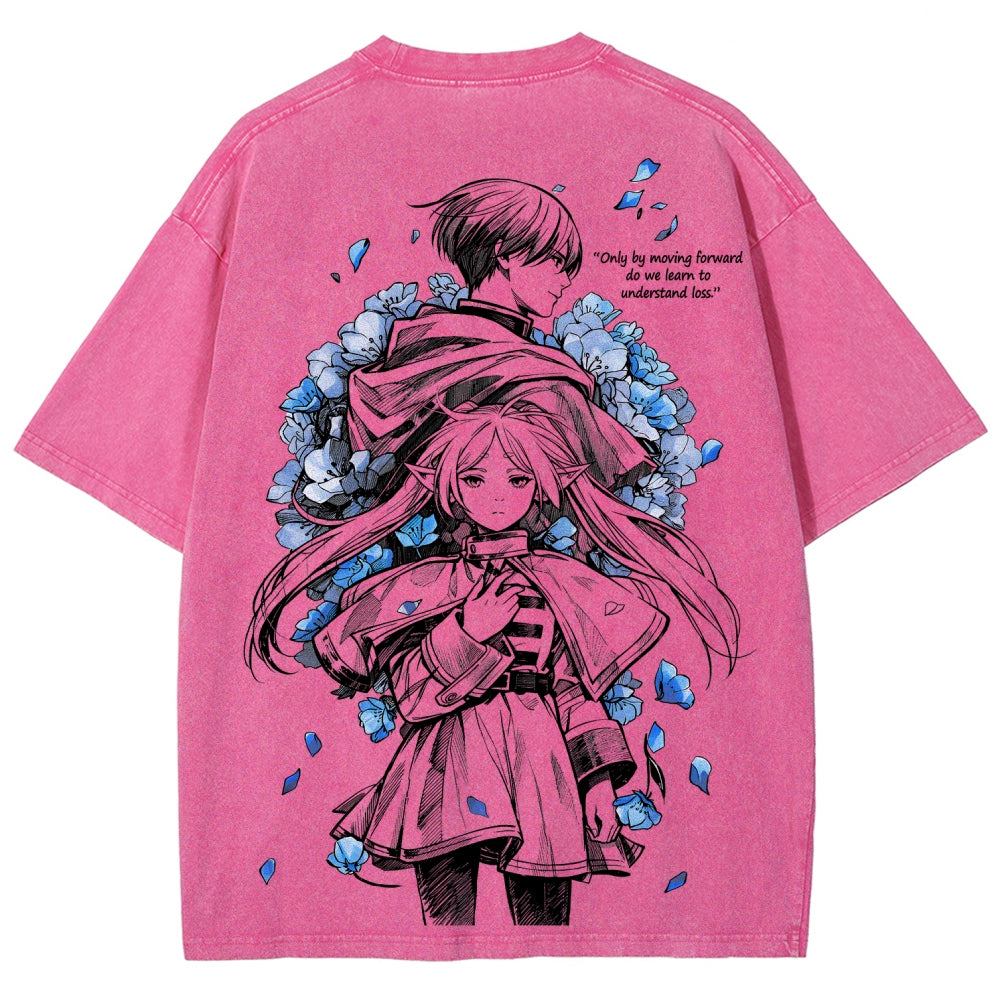 Frieren Unisex Fit Washed T-Shirt 2602003131