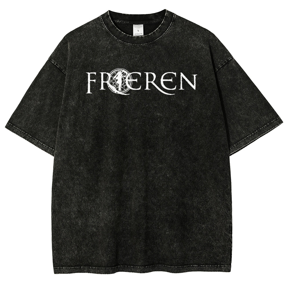 Frieren Unisex Fit Washed T-Shirt 2602003152