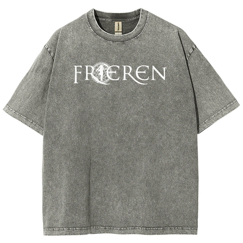 Frieren Unisex Fit Washed T-Shirt 2602003152