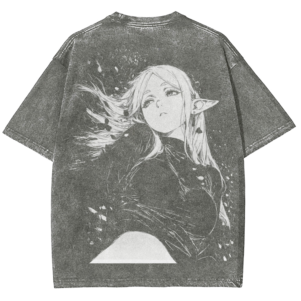 Frieren Unisex Fit Washed T-Shirt 2602003152