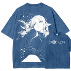 Frieren Unisex Fit Washed T-Shirt 2602003152