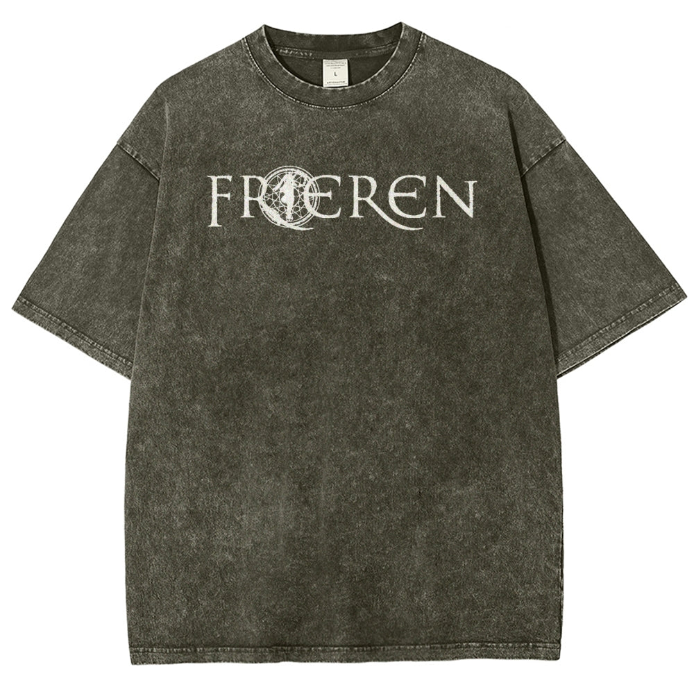 Frieren Unisex Fit Washed T-Shirt 2602003152