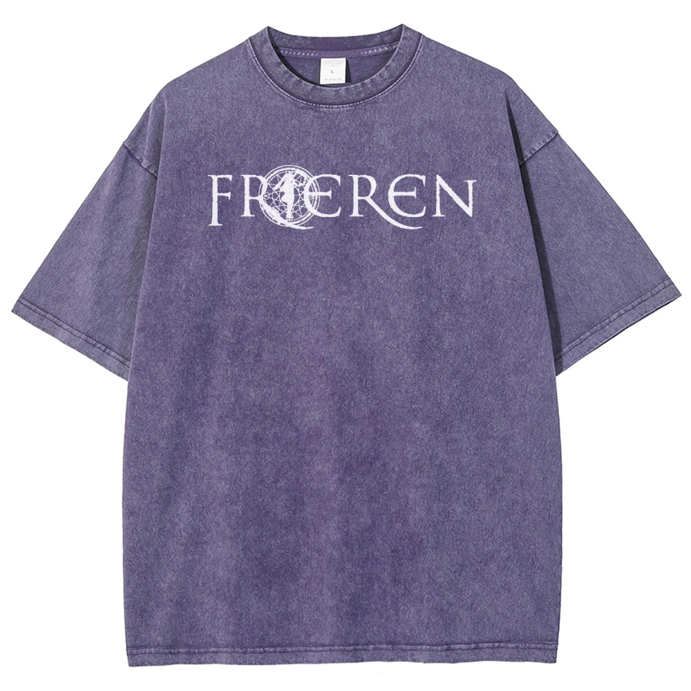 Frieren Unisex Fit Washed T-Shirt 2602003152