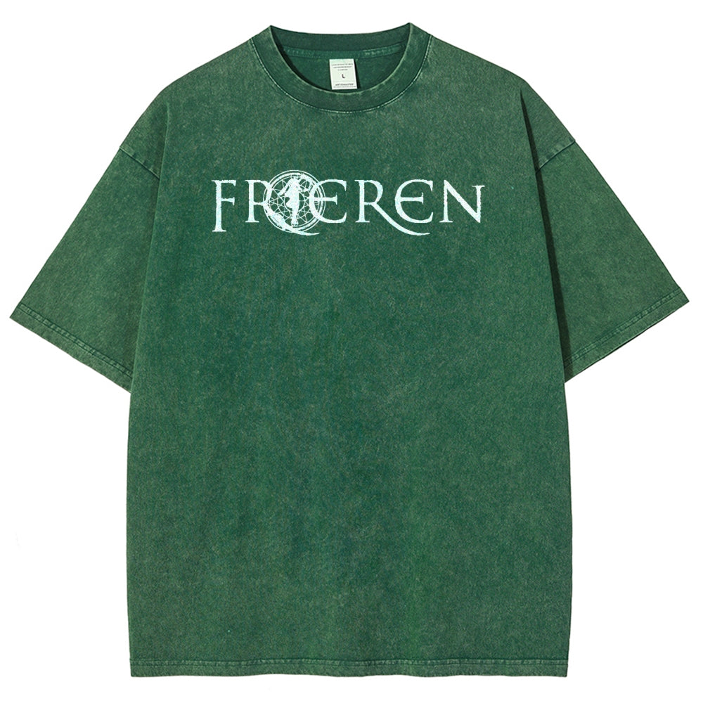 Frieren Unisex Fit Washed T-Shirt 2602003152