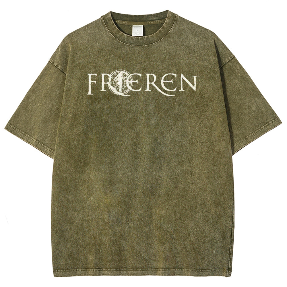 Frieren Unisex Fit Washed T-Shirt 2602003152