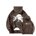 Frieren Unisex Washed Hoodie 2602003222