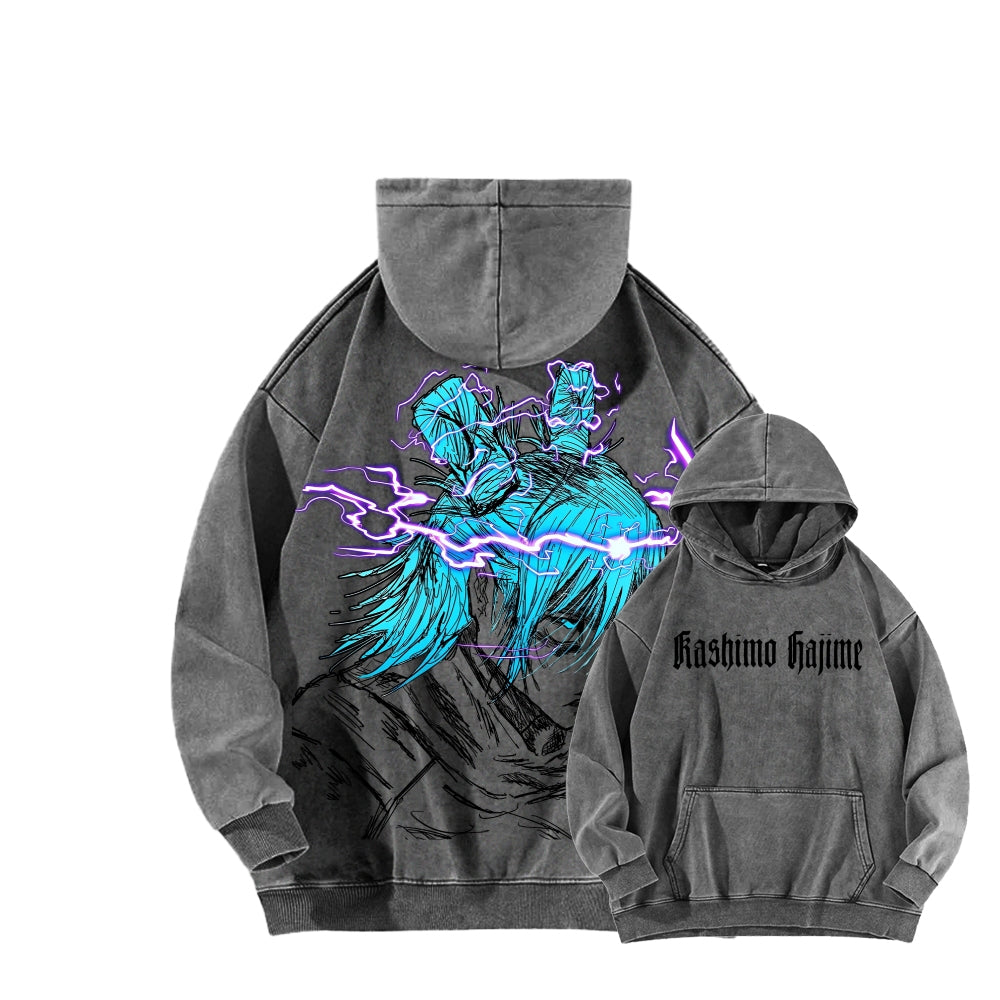 Jujutsu Kaisen kashimo hajime Unisex Washed Hoodie 2602005420