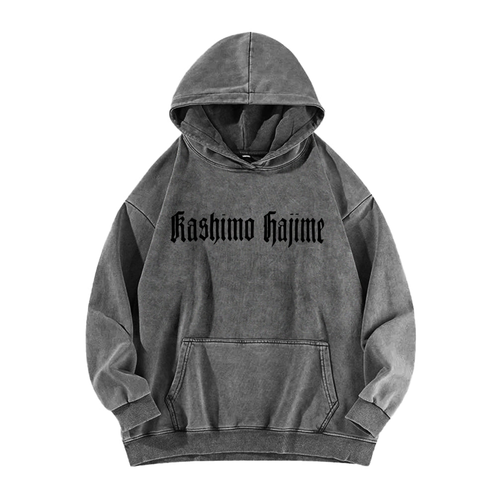Jujutsu Kaisen kashimo hajime Unisex Washed Hoodie 2602005420