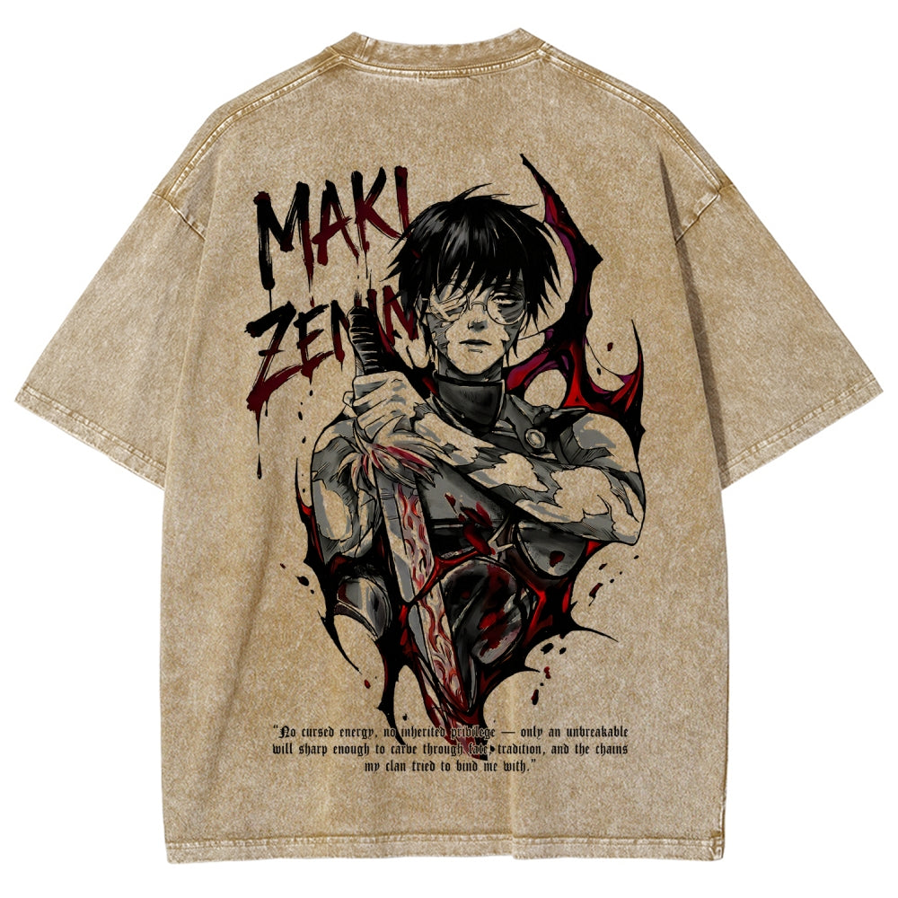 Jujutsu Kaisen Unisex Fit Washed T-Shirt 2602006637