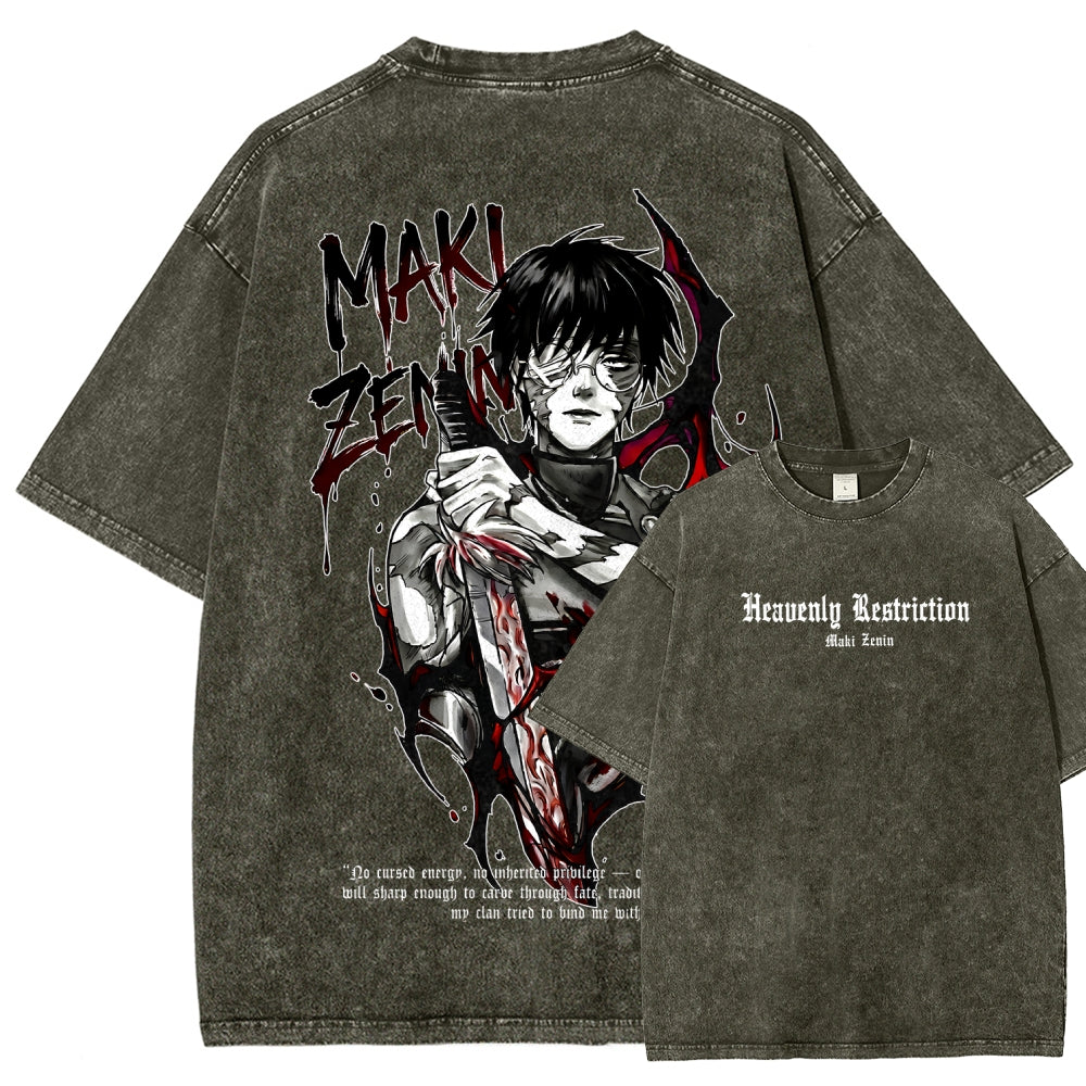 Jujutsu Kaisen Unisex Fit Washed T-Shirt 2602007506