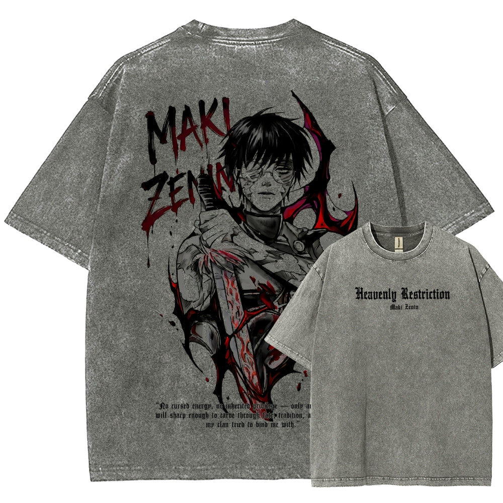 Jujutsu Kaisen Unisex Fit Washed T-Shirt 2602007506