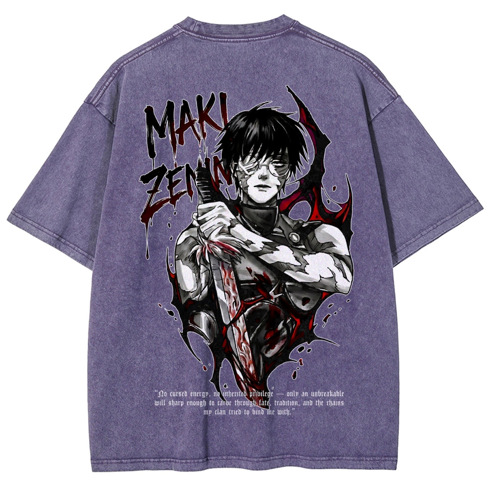 Jujutsu Kaisen Unisex Fit Washed T-Shirt 2602007506