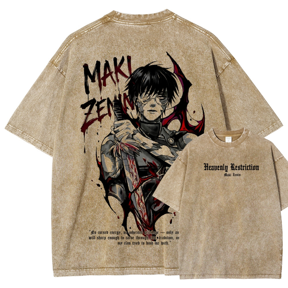 Jujutsu Kaisen Unisex Fit Washed T-Shirt 2602007506